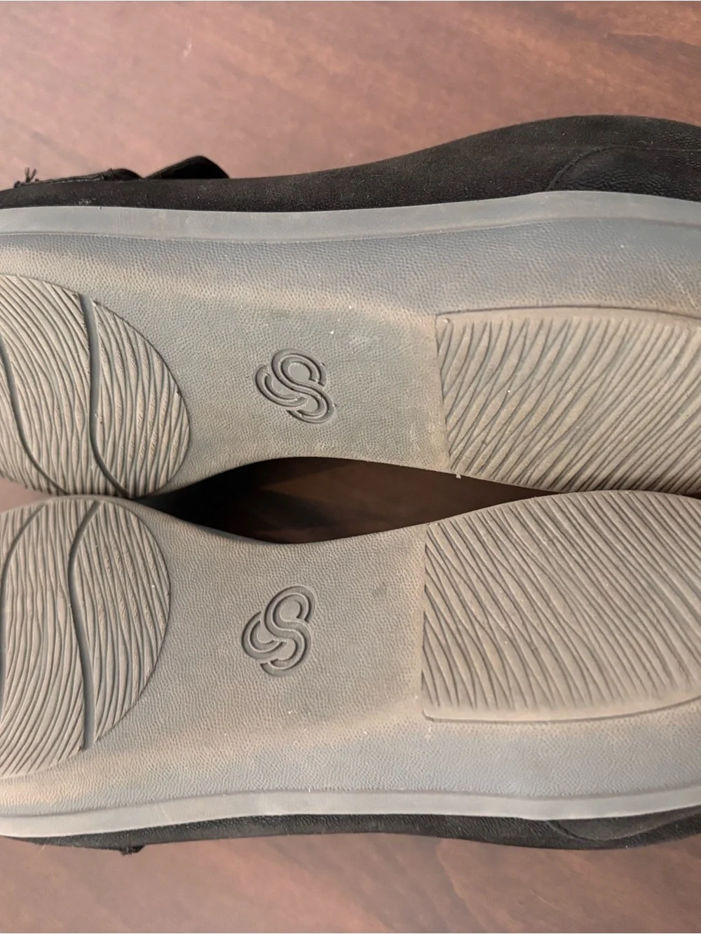 Clarks Black Cloudsteppers Loafers